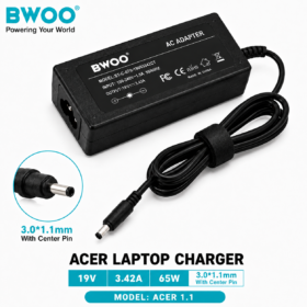 Acer 19V 3.42A 65W Laptop Charger Adapter 3.0×1.1mm Connector – BWOO