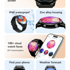 BWOO 1.43" HD Touchscreen IP68 Smart Watch