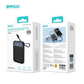 BWOO 10000mAh 20W Fast Charging Power Bank Magnetic Wireless Charger