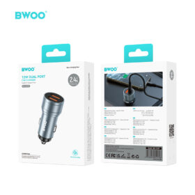 BWOO 2.4A 2 USB-A CAR CHARGER