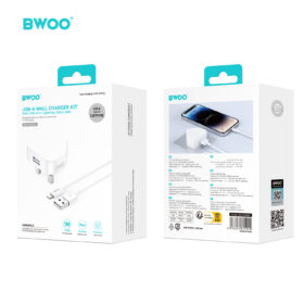 BWOO 2.4A USB ADAPTOR  WITH LIGHTNING CABLE