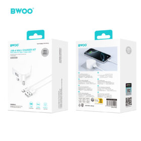 BWOO 2.4A USB ADAPTOR  WITH TYPE-C CABLE