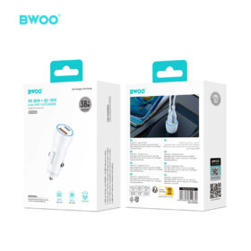 BWOO 38W USB + TYPE-C CAR CHARGER