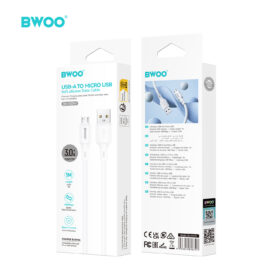 BWOO 3A USB TO MICRO SILICON CABLE 1M