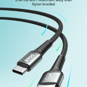 BWOO 3A USB TO TYPE-C BRAIDED CABLE 2M