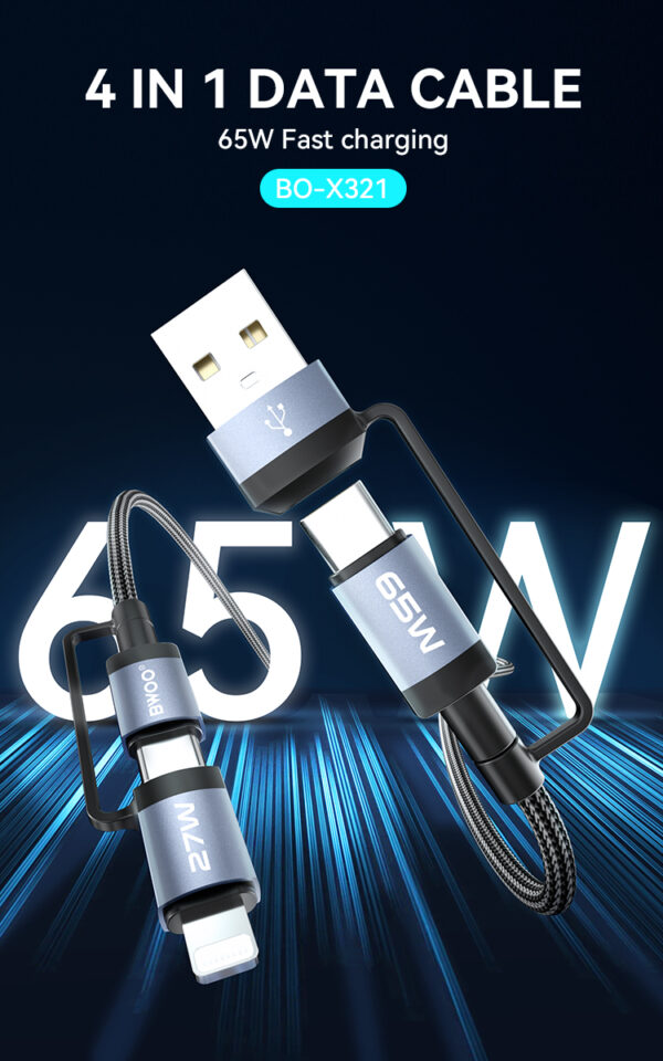 BWOO 4 IN 1 BRAIDED Cable