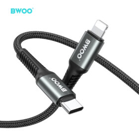 BWOO 65W TYPE-C TO TYPE-C BRAIDED CABLE 1M