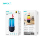 BWOO BO-BS88 Portable Bluetooth Speaker Waterproof Wireless Stereo subwoofer Sound Rechargeable Speaker