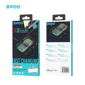 BWOO BO-WL33 2 in 1 Wireless Charger
