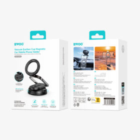BWOO BO-ZJ158 Car Holder Magnetic Vacuum Suction Cup Phone Holder