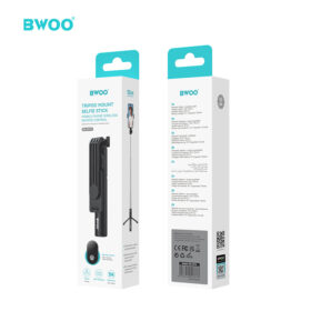 BWOO BO-ZP13 Selfie Stick Travel Tripod with Remote Control and Phone Holder