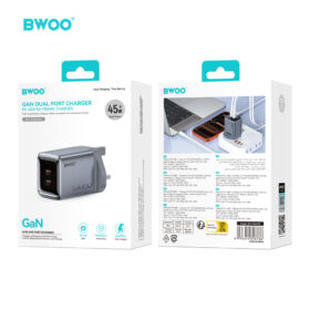 BWOO GAN 45W DUAL TYPE-C CHARGER