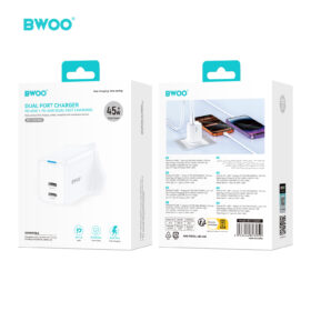 BWOO GAN 45W DUAL TYPE-C CHARGER