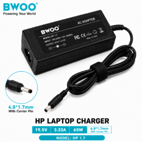 HP 19.5V 3.33A 65W Laptop Charger Adapter 4.8×1.7mm Connector – BWOO