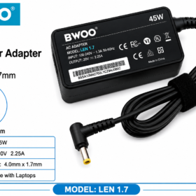 Lenovo 20V 2.25A 45W Laptop Charger Adapter 4.0×1.7mm Connector – BWOO