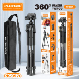 PLOKAMA PK-9970 1.8M Professional Camera Tripod Stand with Carry Bag