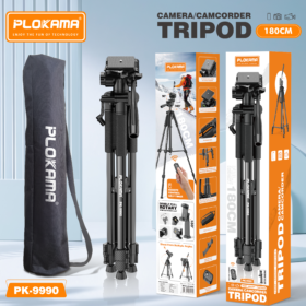 PLOKAMA PK-9990 1.8M Professional Camera Tripod Stand with Carry Bag