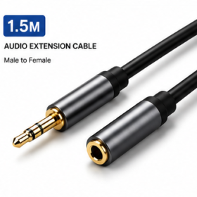 3.5mm AUX Extension Cable – Male to Female Stereo Audio Extension Cable – 1.5M / 3M