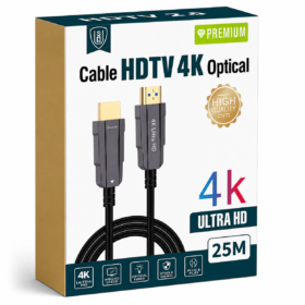 Cable HDTV 4K optical 25M