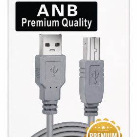 USB Type-A Male to USB Type-B Male – High-Speed 480Mbps Printer Cable – 3 Metre