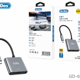 GD-6822 USB-C TO 5 IN 1 CHARGER ADAPTER