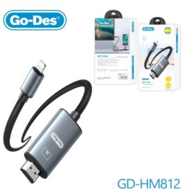 GD-HM812 HDTV Cable LIGHTNING TO HDMI CABLE 1.8M
