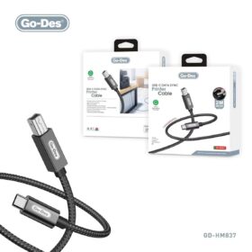 GD-HM837 USB-C Data Sync Printer Cable